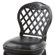 Hillsdale Furniture Braxton 26" Black Leather Swivel Counter Stool