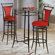 Hillsdale Furniture Cierra Bistro Set - Flame Chairs