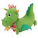 Wonderworld Puffy Dragon Four-Wheeled Plush Ride-On