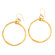 Avindy Jumbo Knotty Circle Drop Earring
