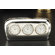 Bey-Berk Salzburg Three Time Zone Clock in Silver