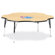 Jonti-Craft KYDZ Activity Table- Six Leaf(60" Diameter)