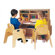 Jonti-Craft Mini 36" W Script-n-Skills Station Children's Desk