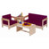 Jonti-Craft ThriftyKYDZ 4 Piece Living Room Set