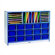 Jonti-Craft Rainbow Accents Sectional Mobile Cubbie w/o trays