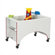 Jonti-Craft Rainbow Accents Space Saver Sand-n-Water Table