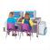 Jonti-Craft ThriftyKYDZ 48" W Double Computer Desk with Rainbow Accents