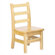 Jonti-Craft KYDZ 16" Wood Classroom Ladderback Chair (Set of 2)