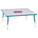Jonti-Craft Rainbow Accents Activity Table- Square (48" x 48")