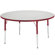 Jonti-Craft Rainbow Accents KYDZ Toddler Height Activity Table- Round (42" Diameter)