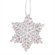 Christian Ulbricht Large Snowflake with Sparkles Ornaments