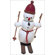 Richard Glaesser Snowman on Skies Incense Burner