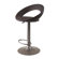 Winsome Bali Airlift Stool with Swivel Woven Seat in Cappuccino