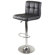 Winsome Stockholm Airlift Stool with Square Grid in Black