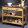 Home Styles Kitchen Cart with Stainless Steel Top