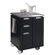 Home Styles Kitchen Cart with Stainless Steel Top