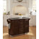 Home Styles Kitchen Cart with Stainless Steel Top