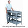 Lyon Workspace Products Mobile Tool Stand - 3 Trays and Drawer: 37 1/4" H x 20" W x 28" W