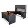 Marvel Office Furniture Pronto U Shaped Computer Desk with Flipper Door Unit