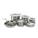 Le Creuset 3-Ply Stainless Steel 12-Piece Cookware Set with Crate