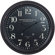 Cooper Classics Norton Clock in Distressed Aged Black