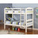 Home Loft Concept Twin over Twin Bunk Bed with Built-In Ladder