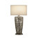 Nova Bird's Nest Heart Table Lamp in Chrome