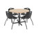 Regency Hospitality Four Chairs with Round Table