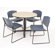 Regency Hospitality Four Zeng Chairs with Round Table