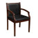 Regency Regent Wood and Leather Guest Side Chair