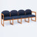 Lesro Contour Four Seats with Round Back