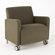 Lesro Ravenna Series Lounge Chair with Wood Frame