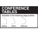 Lesro Contemporary Series  Round Gathering Table (Tapered Base)