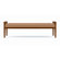 Lesro Amherst Three Seat Bench with Open Arm