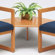 Lesro Classic Round Back  Series Connecting Corner Table