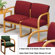 Lesro Contour Two Seats with Open Back