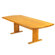 Lesro Contemporary Series 96" Curved End Conference Table (Trestle Base)