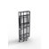 Convenience Concepts XTRA Storage 3 Tier Folding Shelf in Black