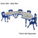 Brite Kids Quick Ship: Classroom Horseshoe Table