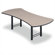 ABCO 72" Presentation Top Conference Table with Slab Base