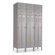 Penco Vanguard Unit Packaged Lockers - Two Person - 3 Sections (Assembled) with Slope Top and Closed Base