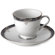 Nikko Ceramics Sentiments Moonstone Demitasse Cup and Saucer