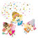 WallCandy Arts Sweet Dreams Fairies Wall Decals