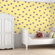 WallCandy Arts Hearts Wallpaper in Butter and Lavender