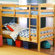 Woodbridge Home Designs B28 Series Twin over Twin Bunk Bed with Built-In Ladder