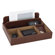 Reed & Barton James Mans Valets and Storage in Brown Bonded Leather / Buckskin Suede