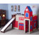 NE Kids School House Twin Firehouse Low Loft Bed