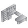 OSP Furniture Sonoma U-Shape Desk Office Suite