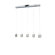 ET2 Neo 5 Light Kitchen Island Pendant