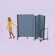 ScreenFlex Commercial Edition Five Panel Portable Room Divider